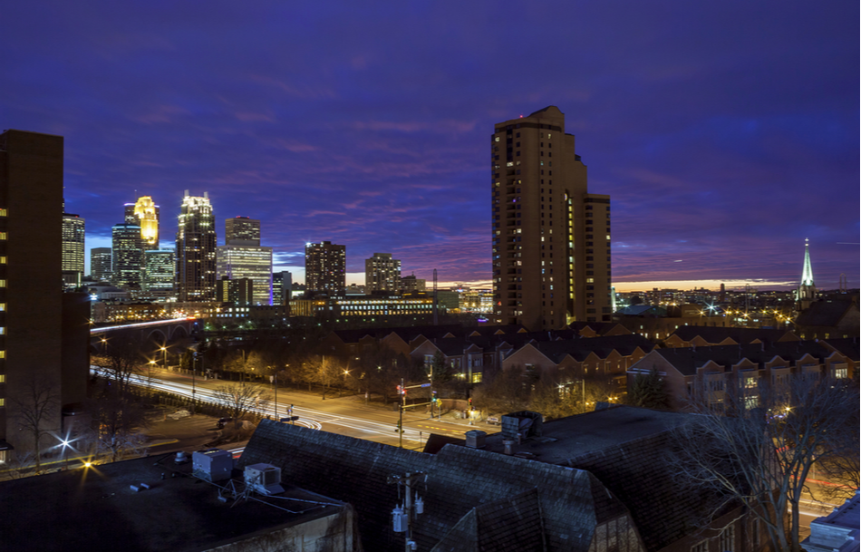 Northeast Minneapolis Evening View
